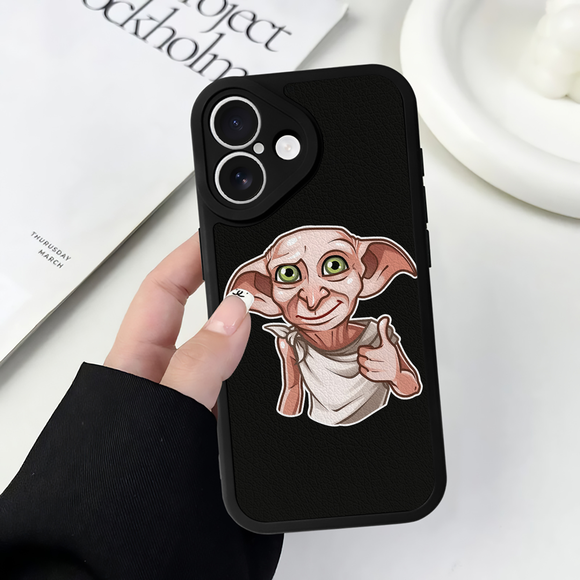 （画像用） Harry Potter ハリー・ポッターシリーズ 【iPhone 16シリーズ対応】シリコンスマホケース（レザー調） 材質：シリコン